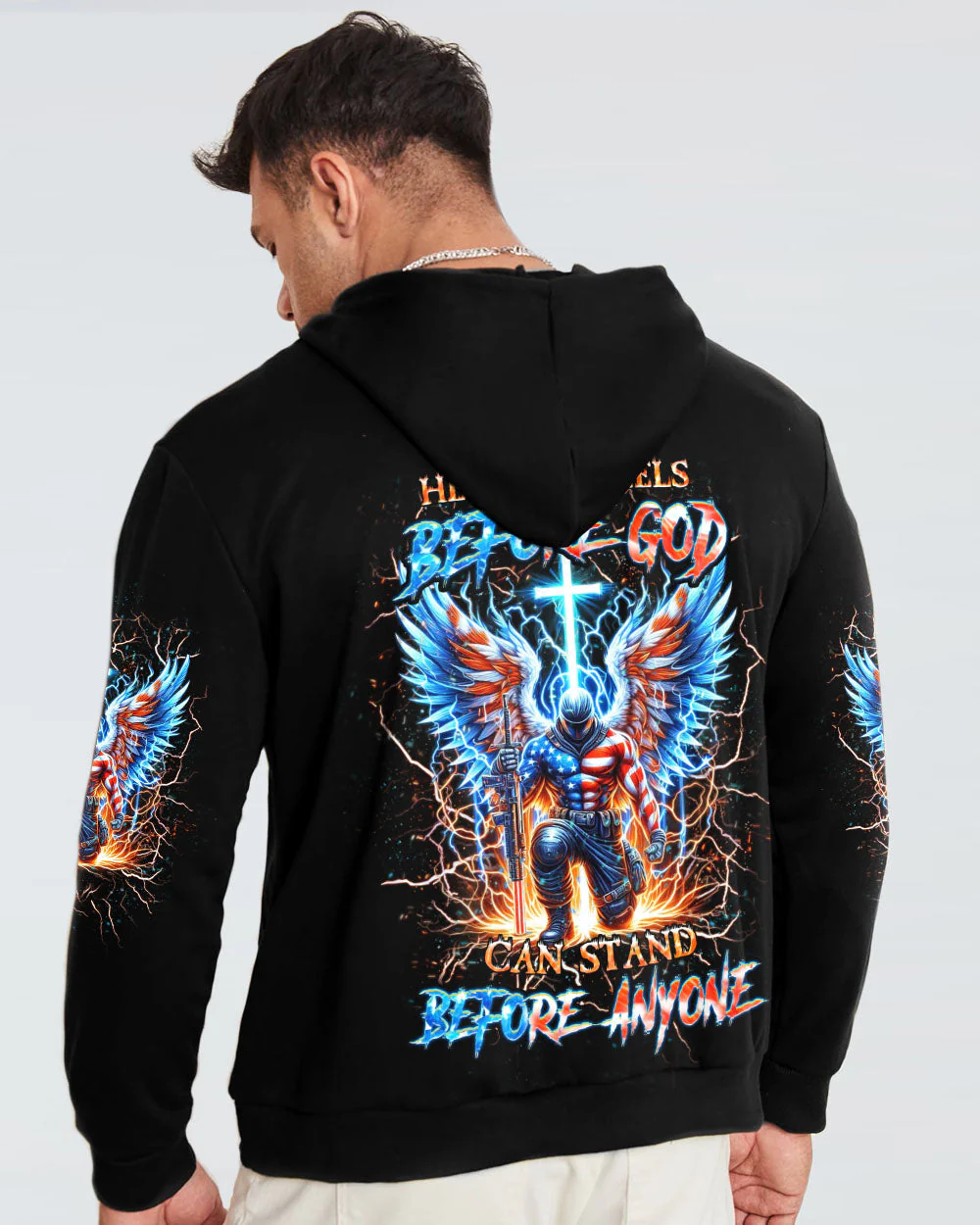 He Who Kneels Before God Warrior Men's All Over Print Shirt - Yhhn0205241 - Image 7