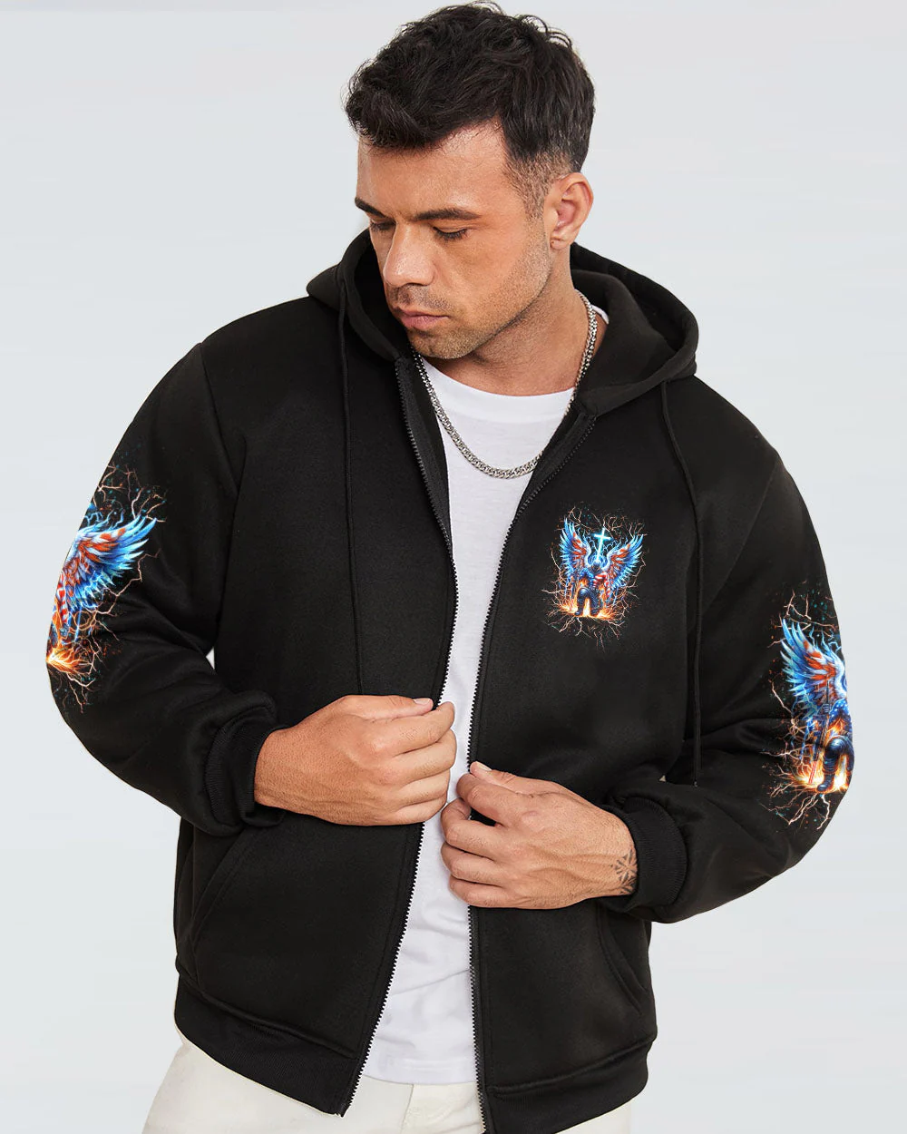 He Who Kneels Before God Warrior Men's All Over Print Shirt - Yhhn0205241 - Image 8