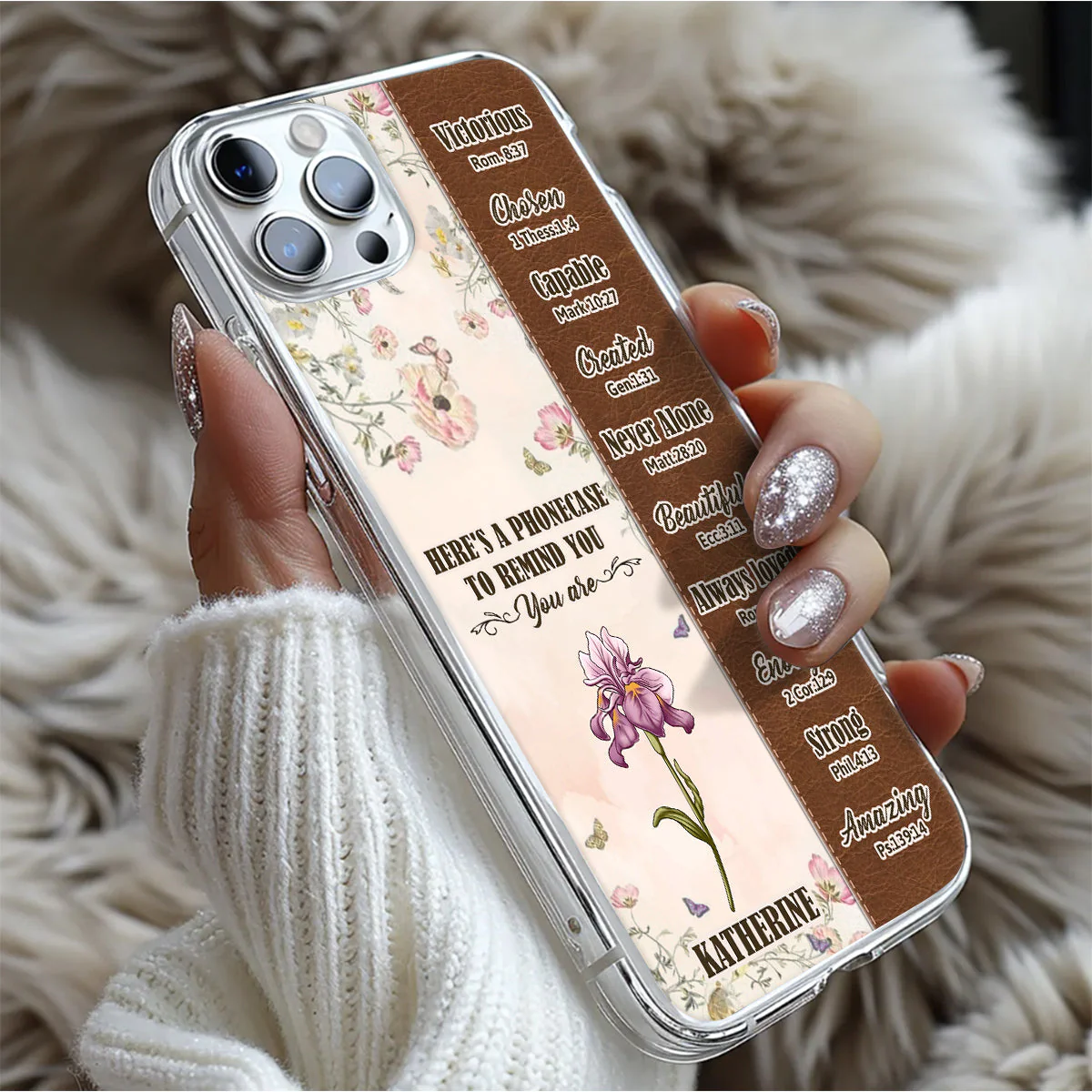 Here's A Phone Case To Remind You - Personalized Phone Case - Christian Gift For Mom BA01 - Image 5