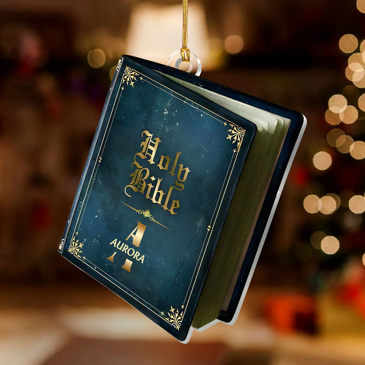 Holy Bible - Personalized Acrylic Ornament TD118 - Image 2