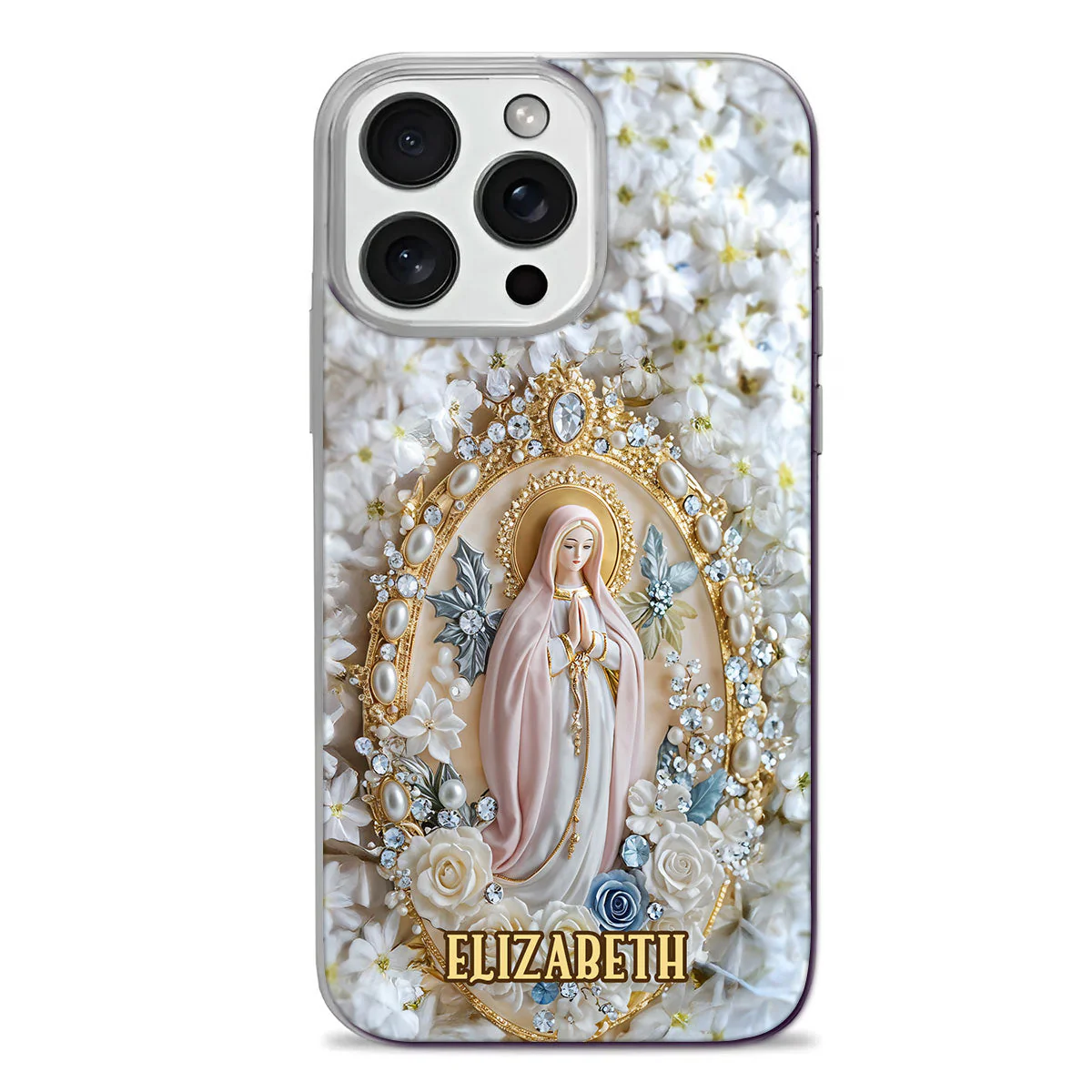 Holy Grace Virgin Mary - Personalized Phone Case TD118