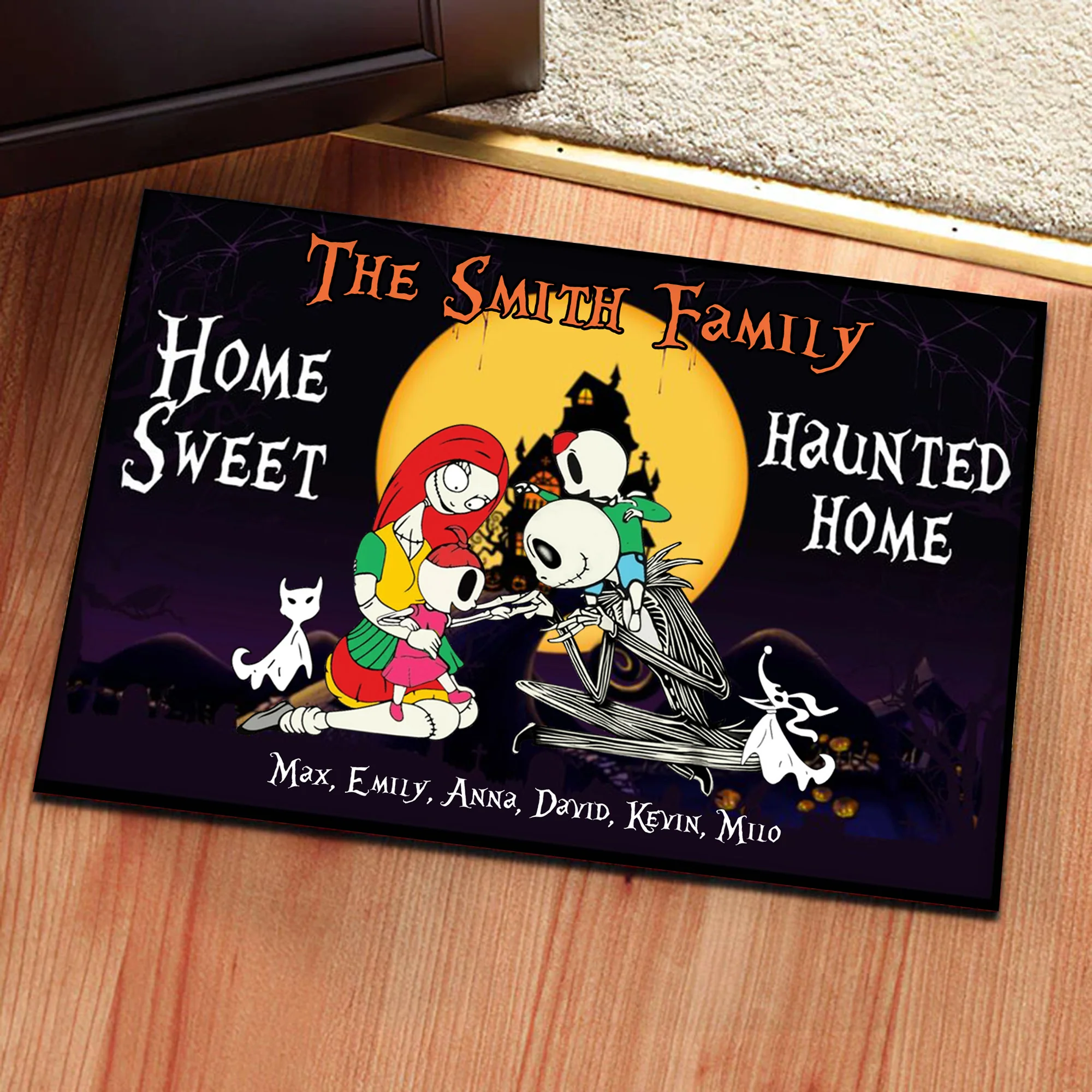 Home Sweet Haunted Home - Personalized Door mat - CL14 NA94 - Image 4