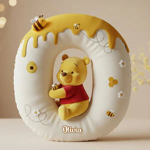 Honey Bear Alphabet - Personalized Custom Shape Pillow - Gift For Movie Fans NL122 - Image 5