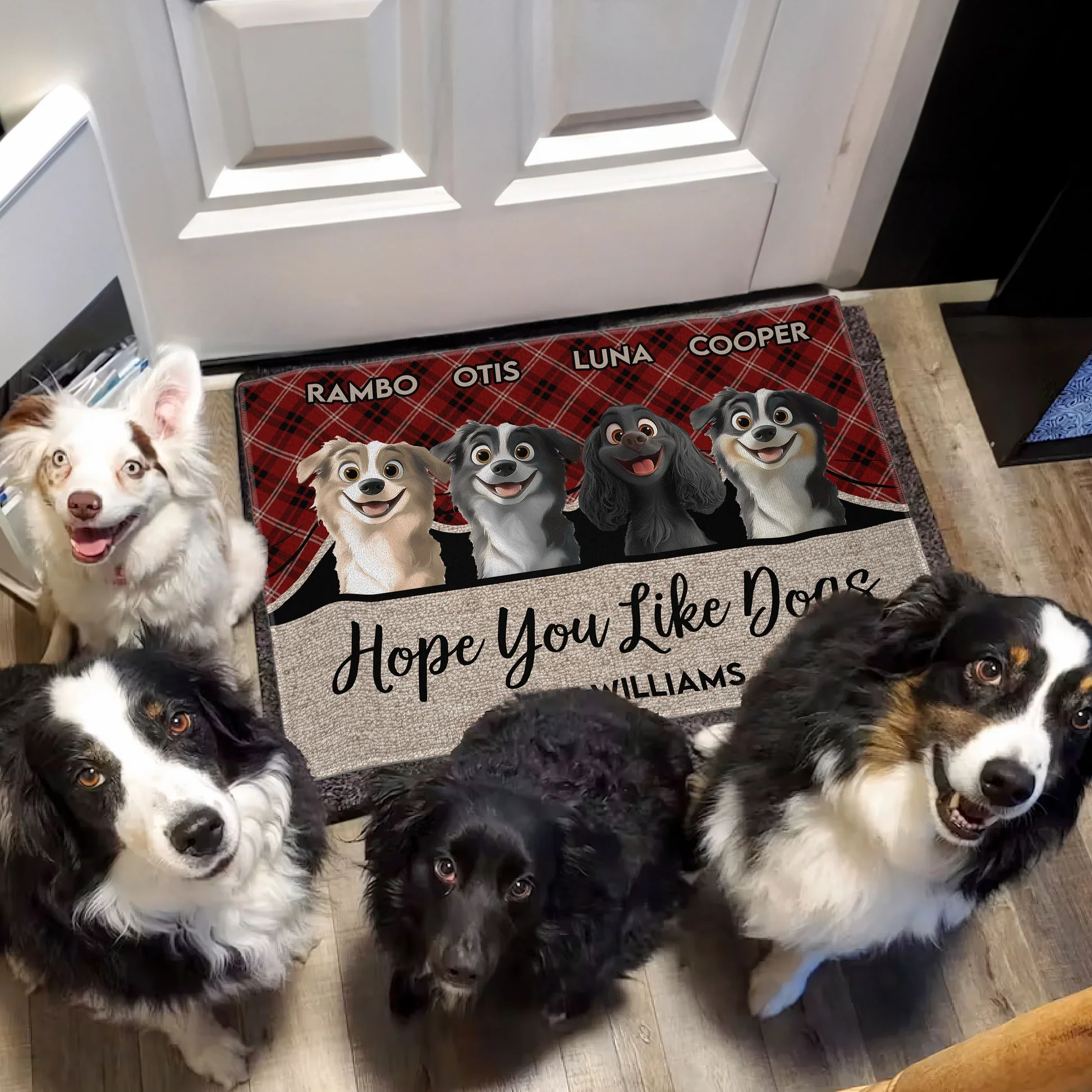 Hope You Like Dogs - Personalized Doormat - Gift for Pet Owners, Pet Lovers, Dog Mom, Dog Dad | CLP15 NH96 - Image 3