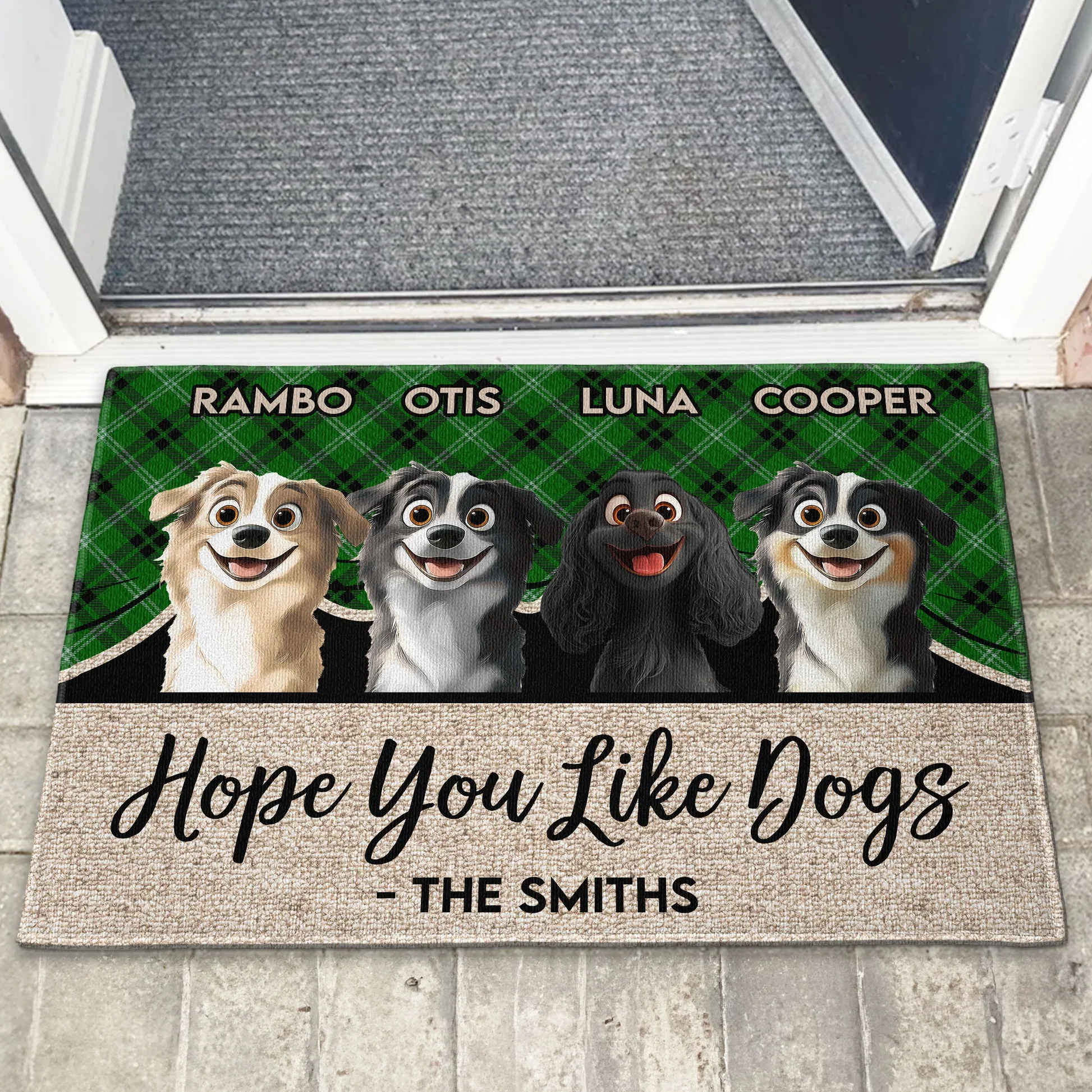 Hope You Like Dogs - Personalized Doormat - Gift for Pet Owners, Pet Lovers, Dog Mom, Dog Dad | CLP15 NH96 - Image 5