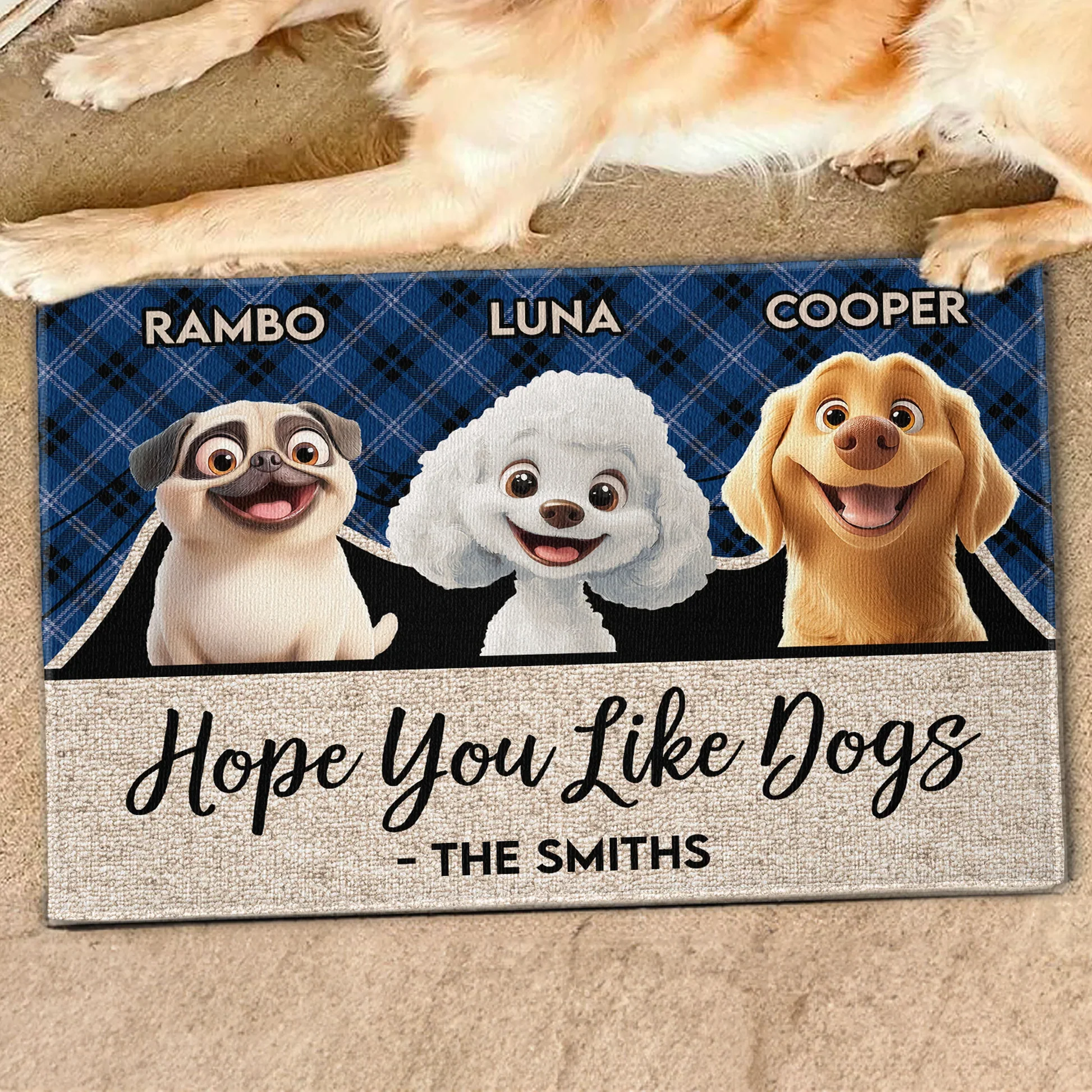Hope You Like Dogs - Personalized Doormat - Gift for Pet Owners, Pet Lovers, Dog Mom, Dog Dad | CLP15 NH96 - Image 6