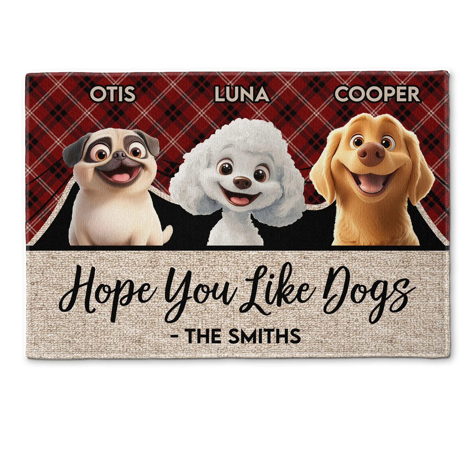 Hope You Like Dogs - Personalized Doormat - Gift for Pet Owners, Pet Lovers, Dog Mom, Dog Dad | CLP15 NH96 - Image 7