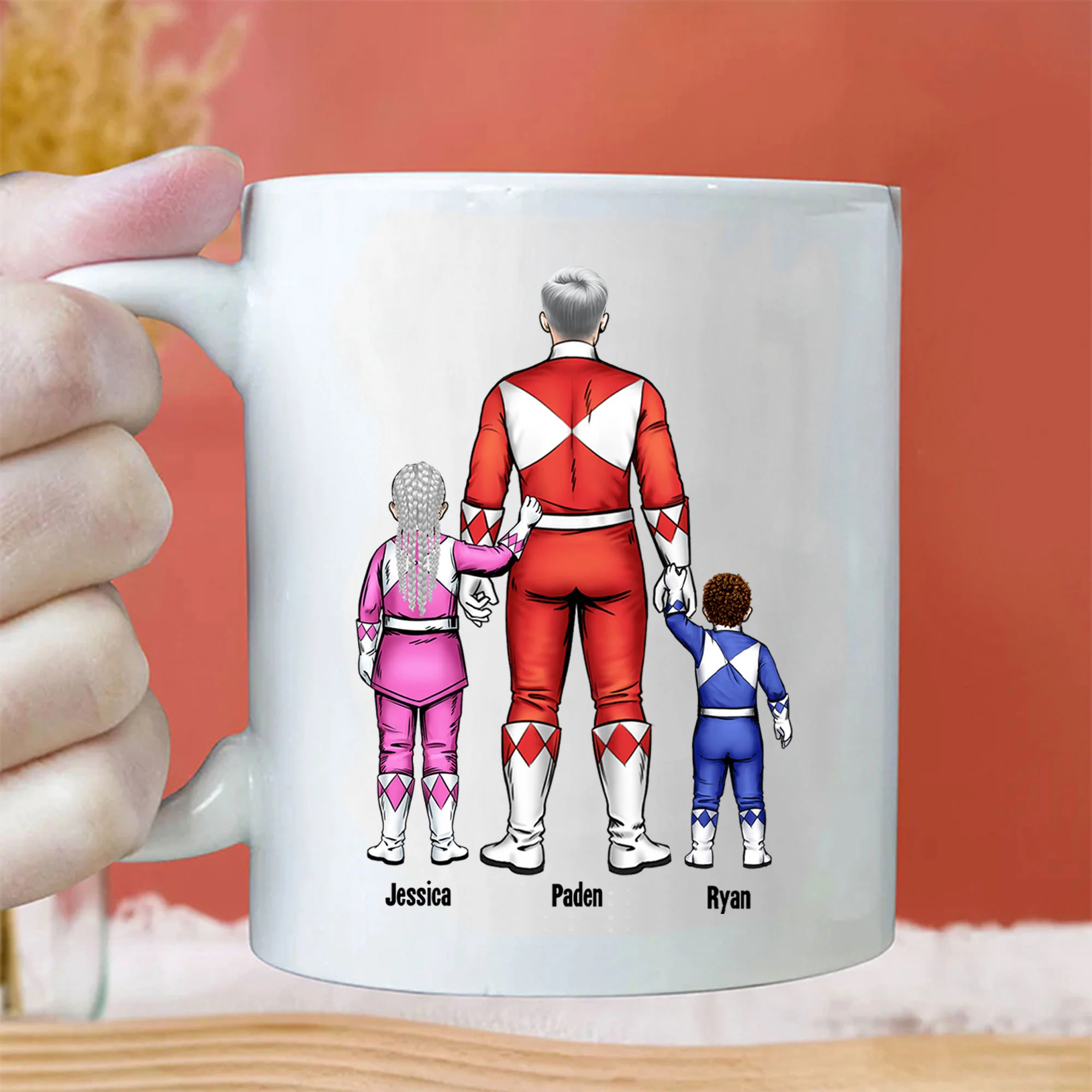 I Am A Dad What Is Your Super Power - Gift For Dad - Personalized Ceramic Mug - Cl21 NA94 - Image 3