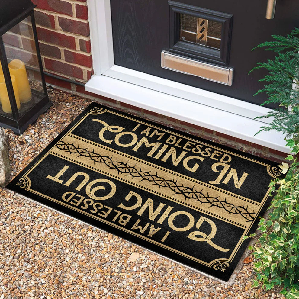 I Am Blessed Coming In - Doormat For Christmas TD118