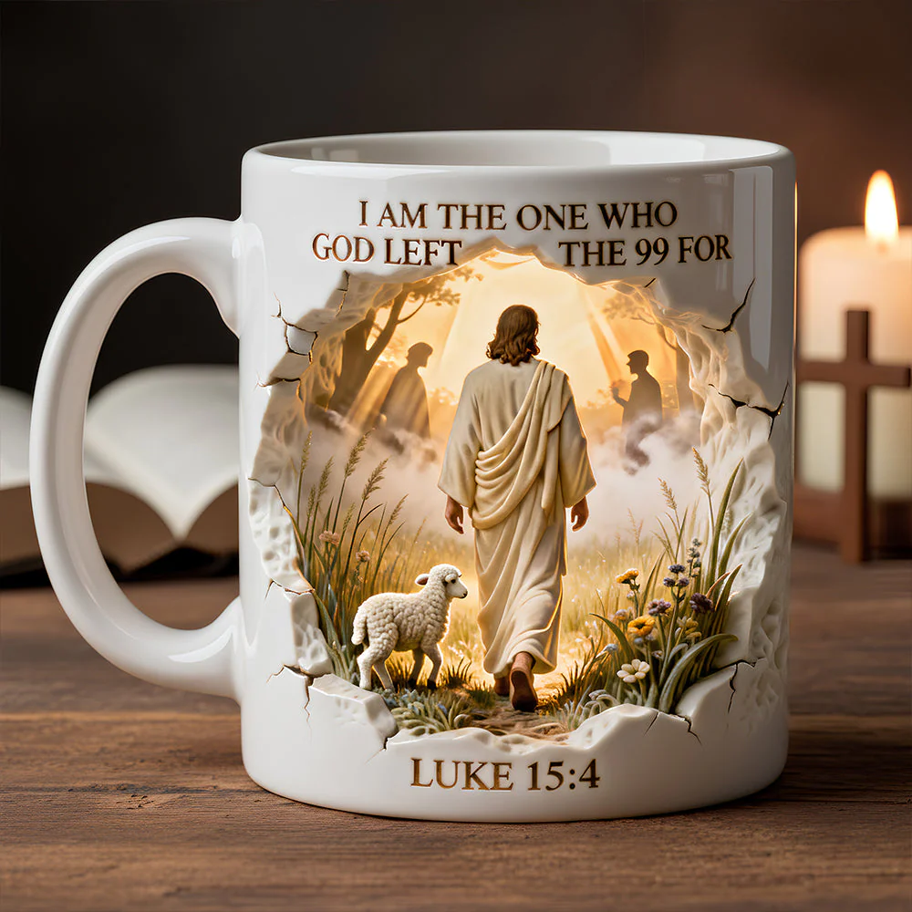 I Am The One Who God Left - Personalized Mug - Gift For Christians HH01 - Image 2