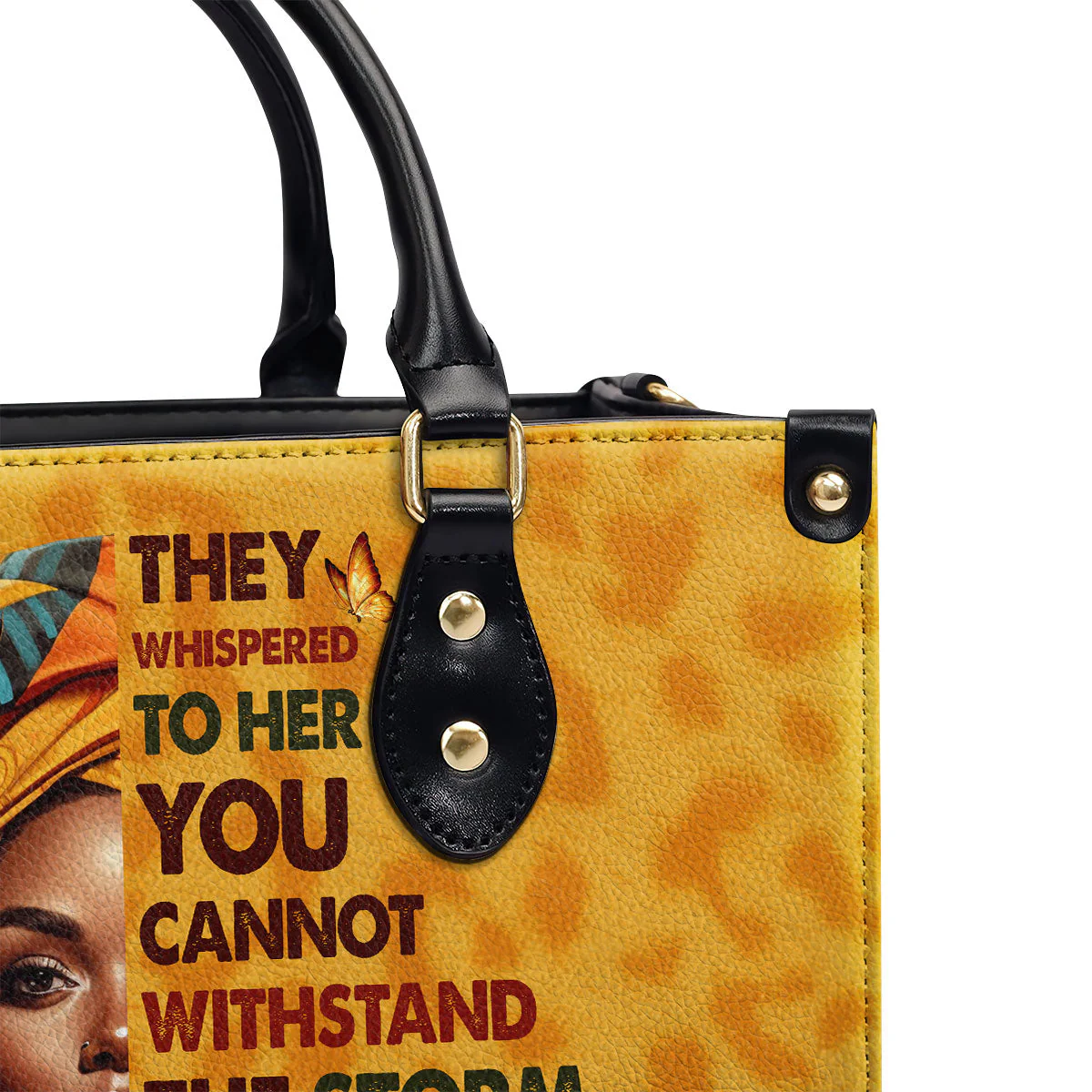 I Am The Storm - Personalized Leather Handbag | HN02 - Image 6