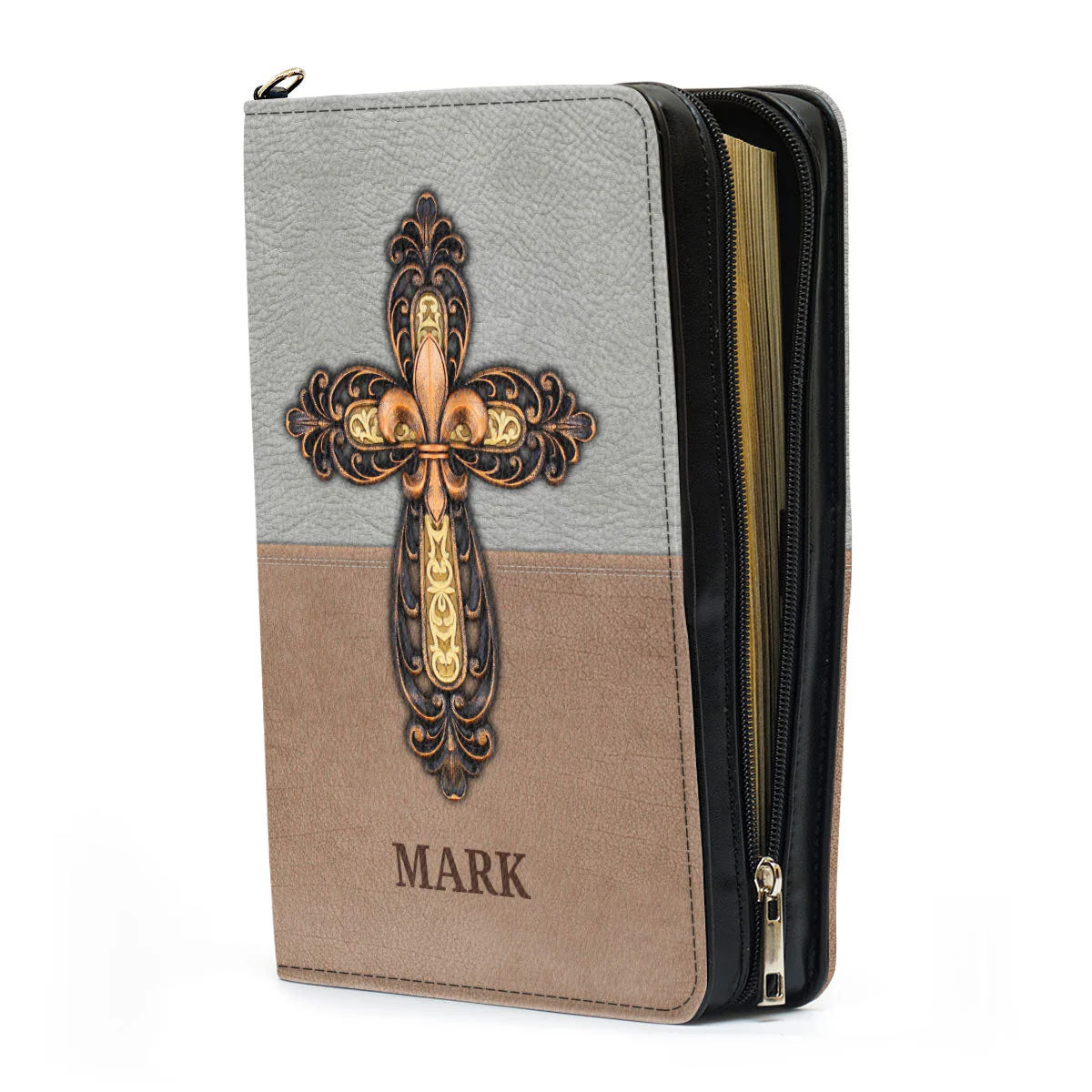 I Am The Way, The Truth And The Life - Awesome Personalized Bible Covers - AT4082401 - Image 4