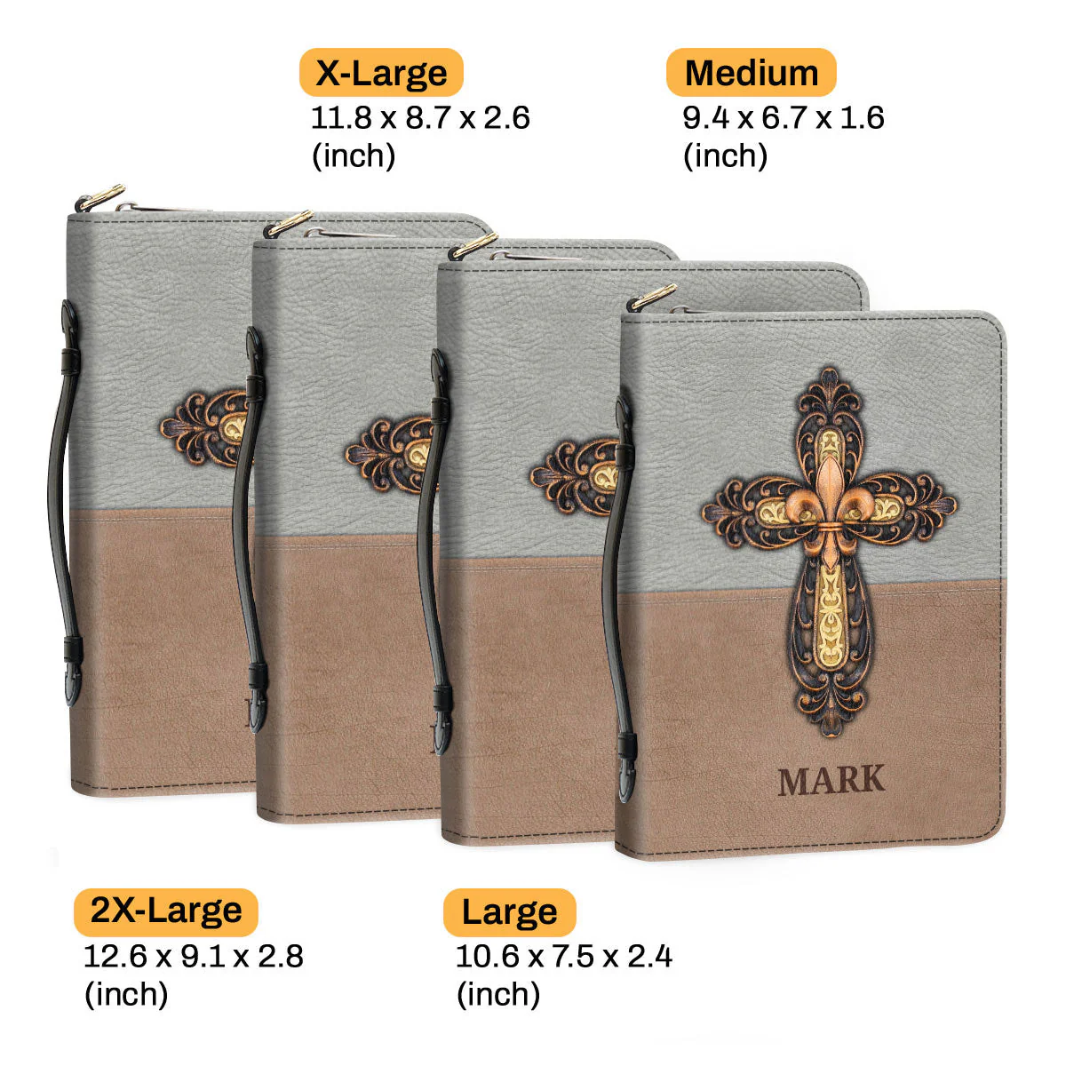 I Am The Way, The Truth And The Life - Awesome Personalized Bible Covers - AT4082401 - Image 6