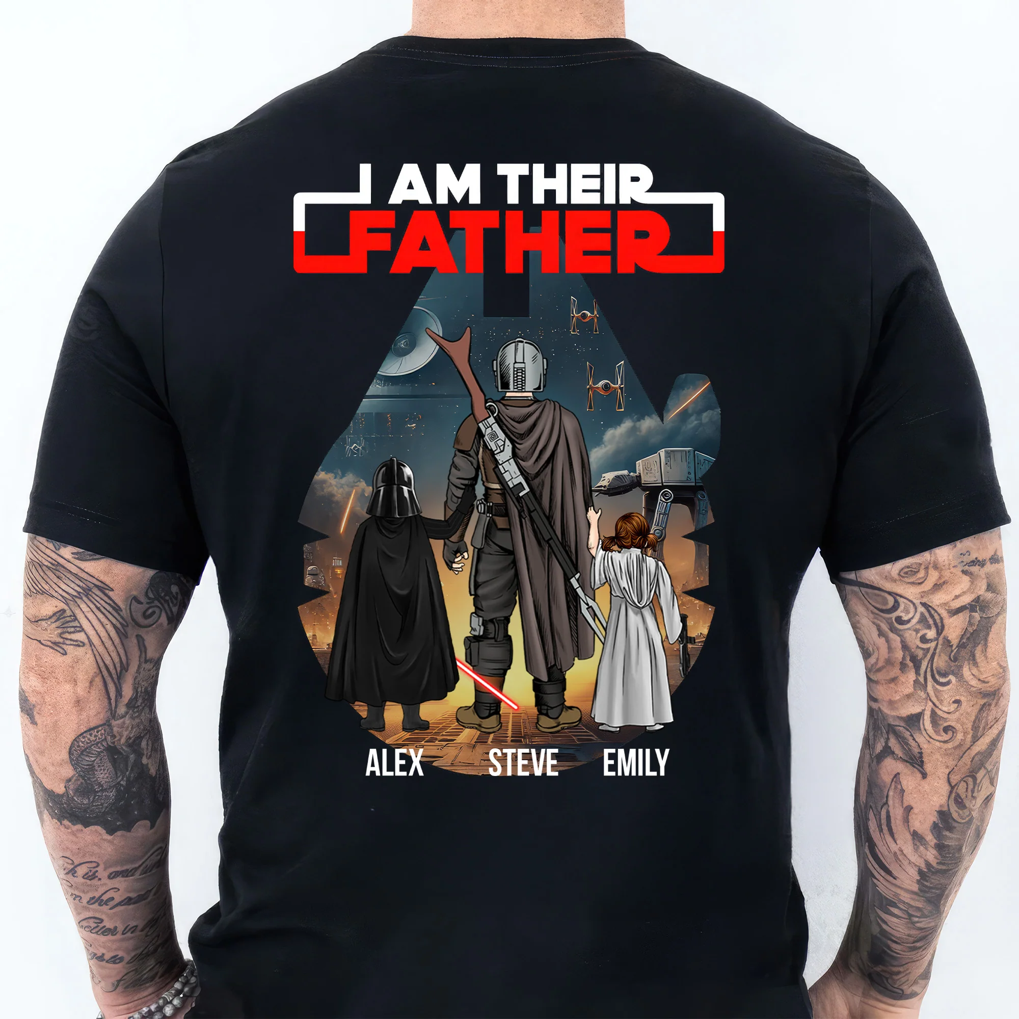 I Am Their Father - Personalized Shirt - Gift For Dad - Image 3