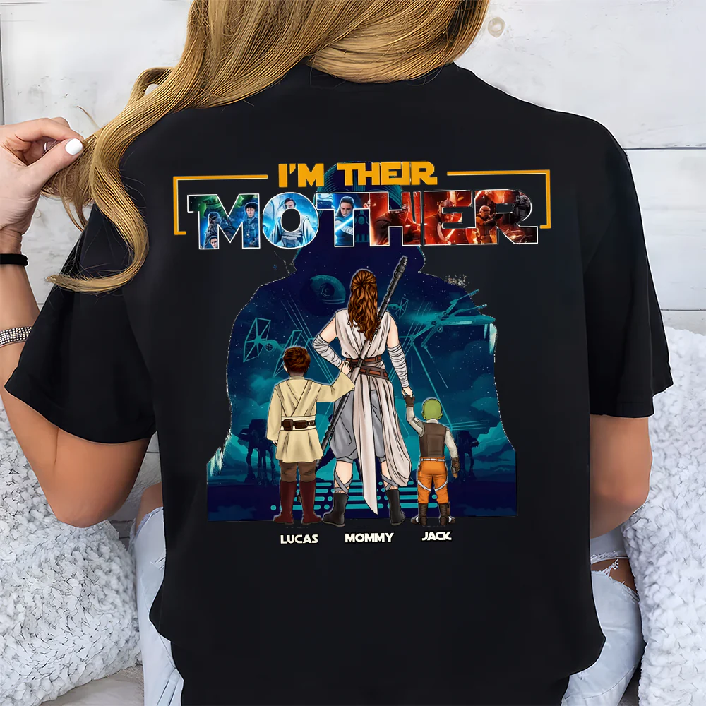I Am Their Mother Stwa - Personalized Shirt 2 Side - Gift For Mom - Image 4