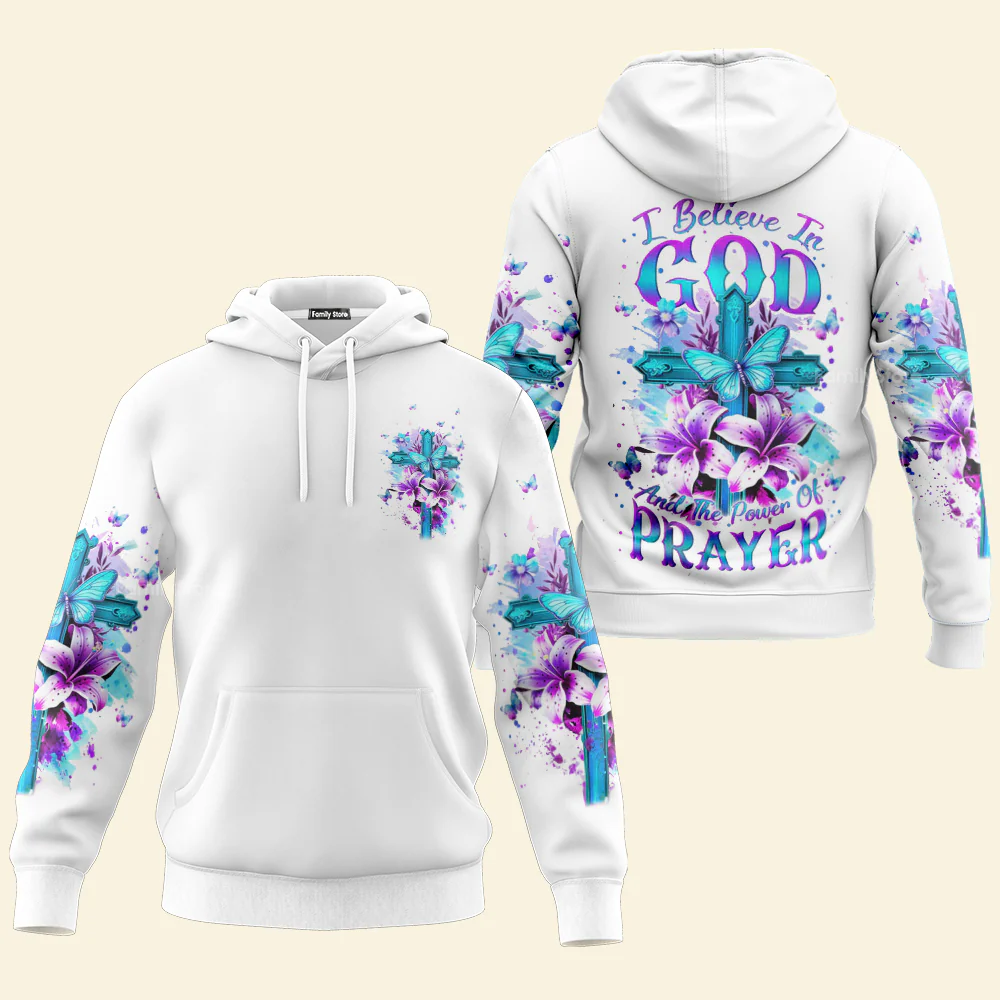 I Believe In God - Women's All Over Print Shirt - AT407003 - Image 3