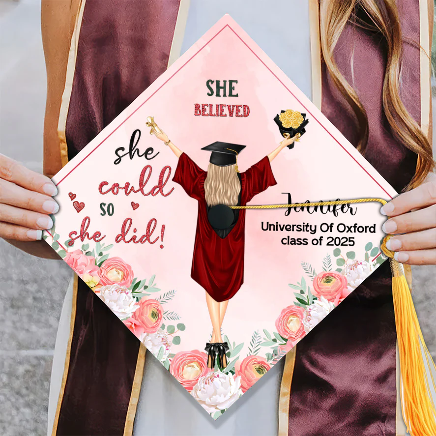 I Chose My Path To Go - Personalized Graduation Cap Topper | GR4 NA94 - Image 3