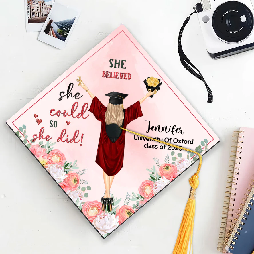 I Chose My Path To Go - Personalized Graduation Cap Topper | GR4 NA94 - Image 4