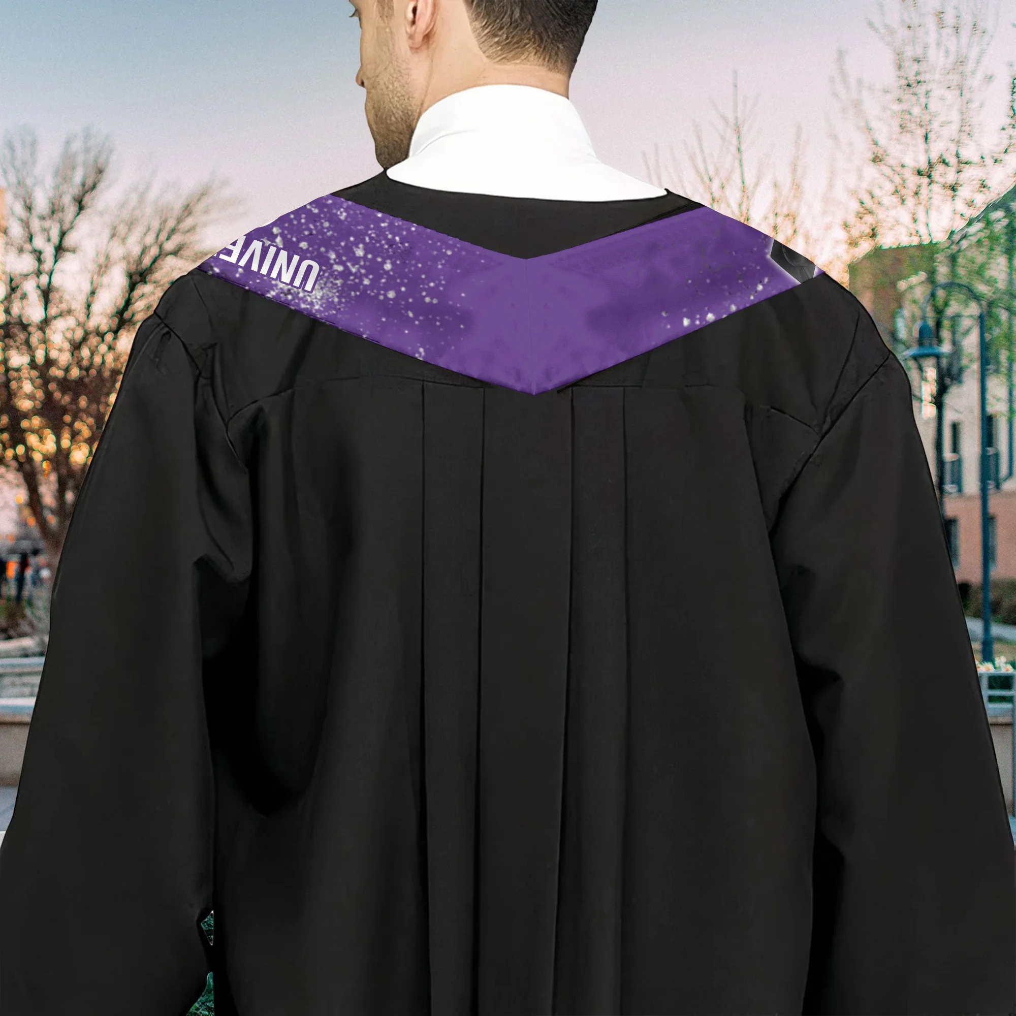 I Did It Congrats Graduation - Personalized Graduation Stoles - Graduation Gift, Senior Gift | Custom Photo NH96 - Image 4