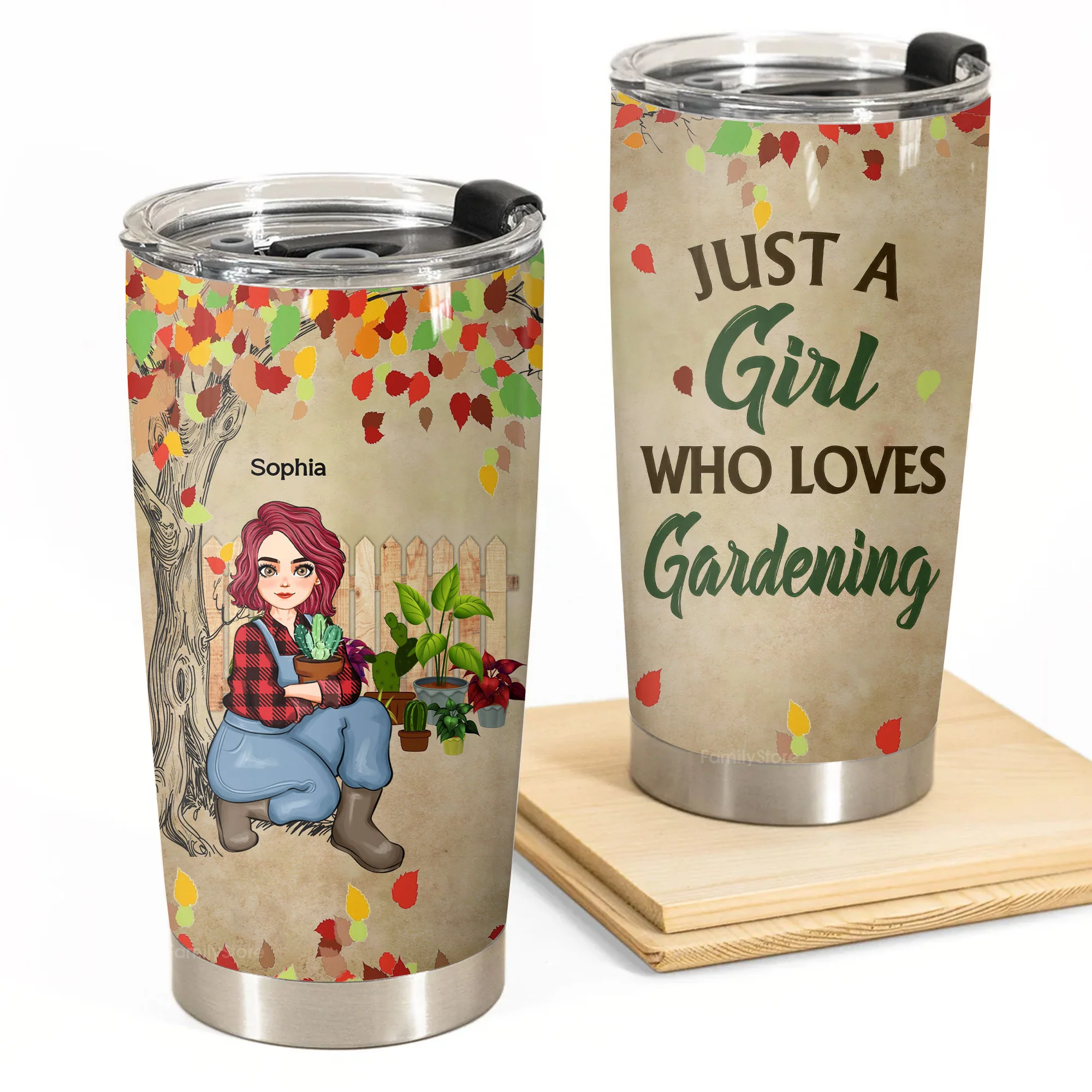 I Do My Garden In The Spring - Personalized Stainless Steel Tumbler - Gift For Mom, Mother's Day, Gardening Lovers | GR17 NA94
