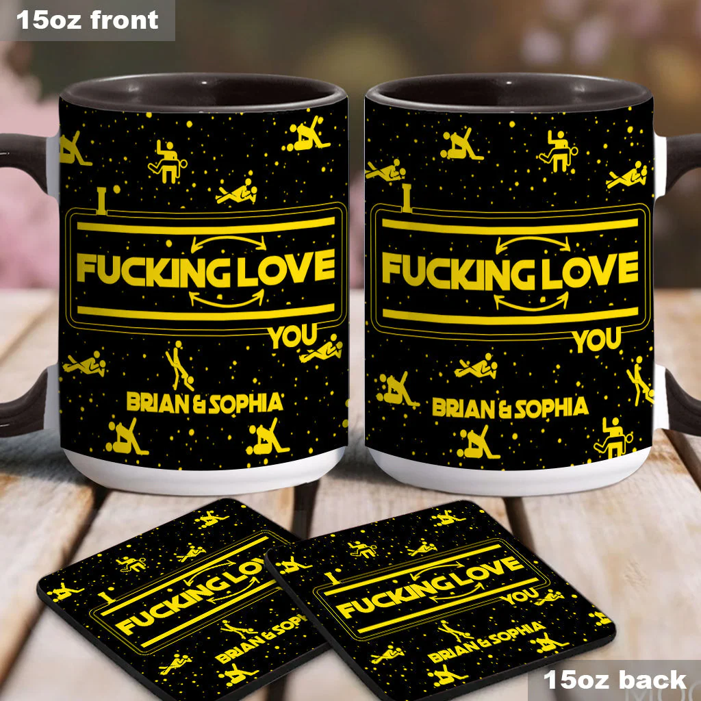 I F*cking Love You - Personalized Accent Mug - Gift For Couples NL122 - Image 4