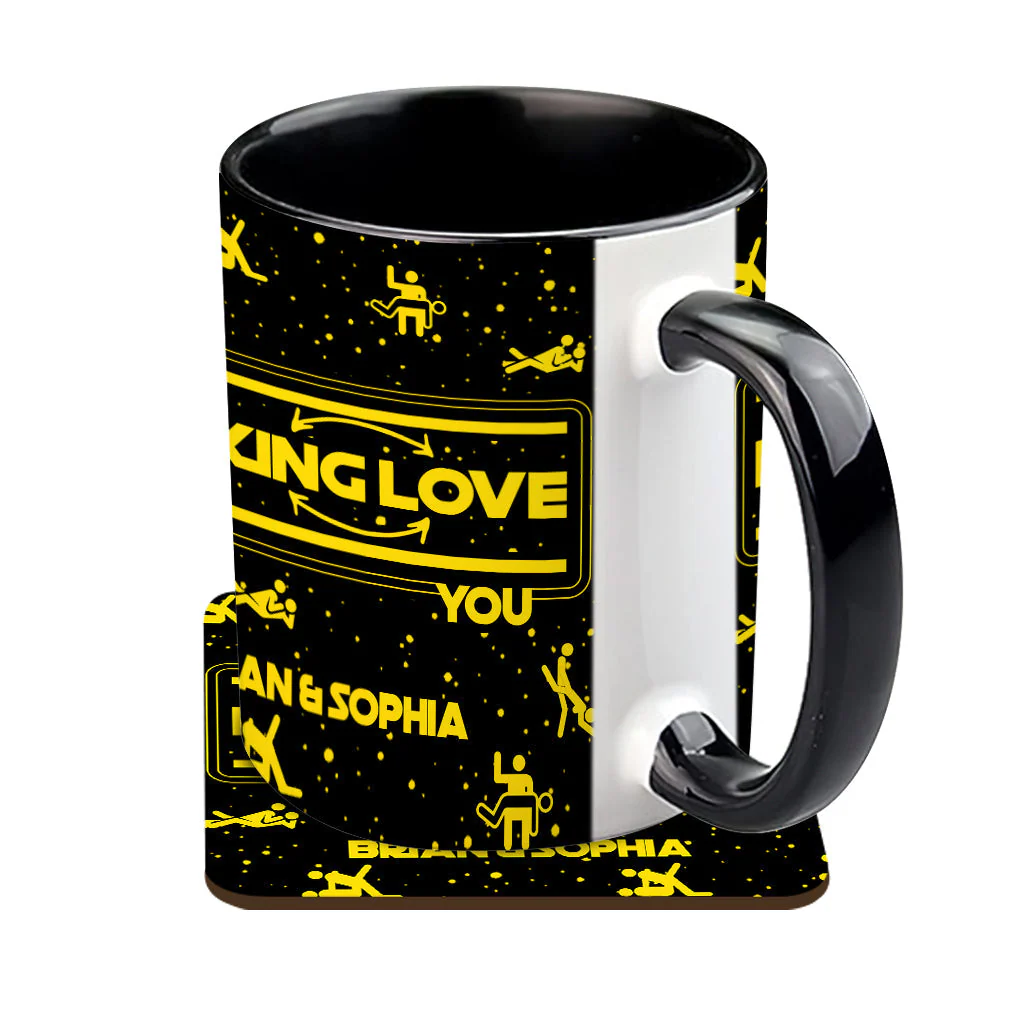 I F*cking Love You - Personalized Accent Mug - Gift For Couples NL122 - Image 5