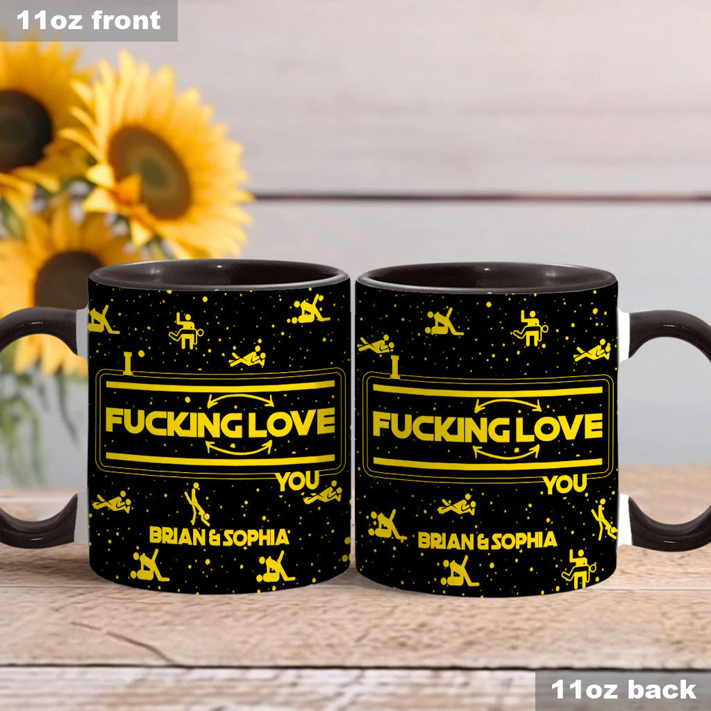 I F*cking Love You - Personalized Accent Mug - Gift For Couples NL122 - Image 6
