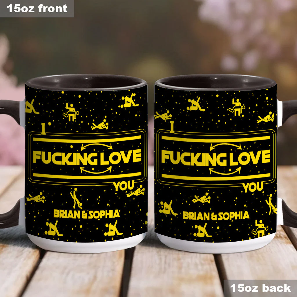 I F*cking Love You - Personalized Accent Mug - Gift For Couples NL122 - Image 7