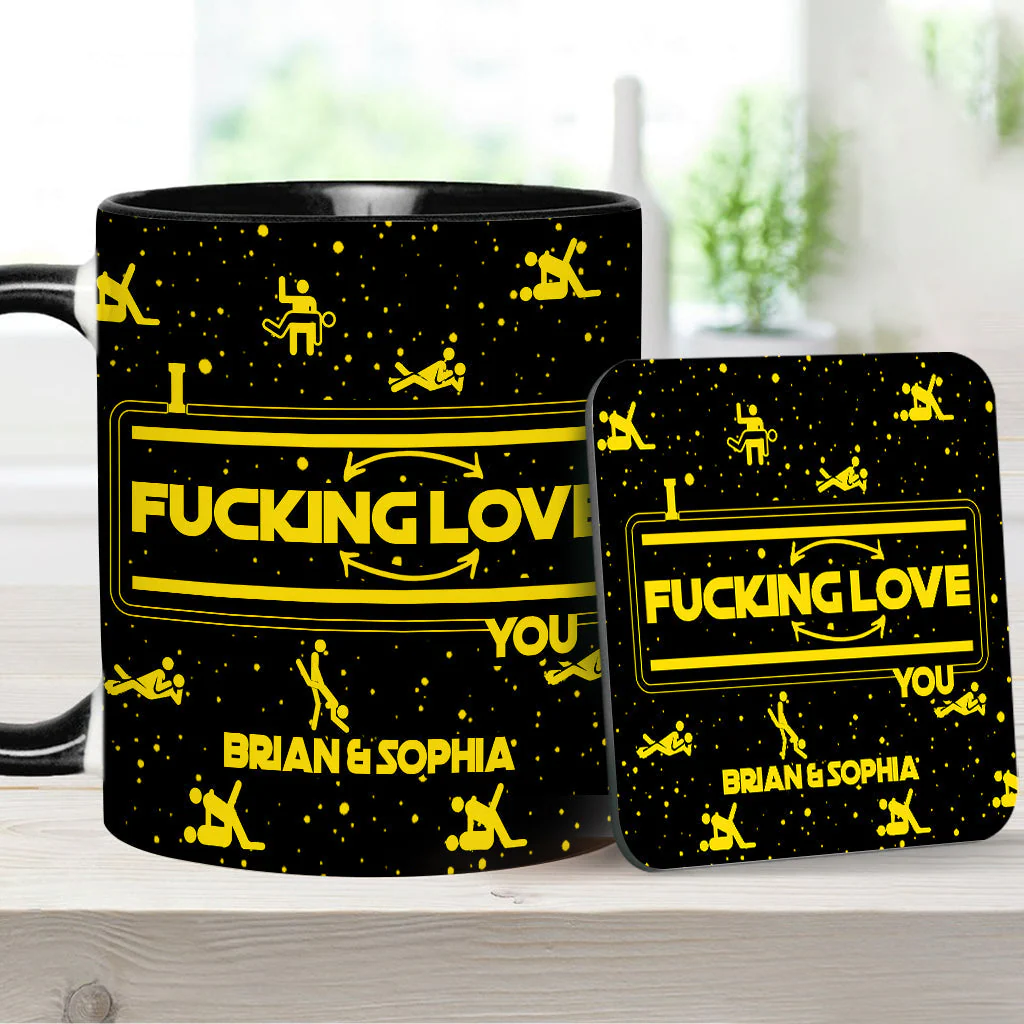 I F*cking Love You - Personalized Accent Mug - Gift For Couples NL122 - Image 8