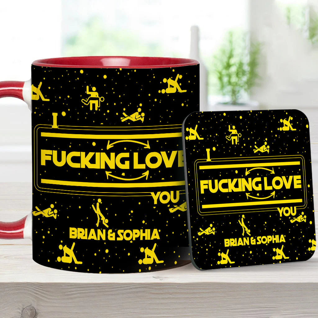 I F*cking Love You - Personalized Accent Mug - Gift For Couples NL122 - Image 9