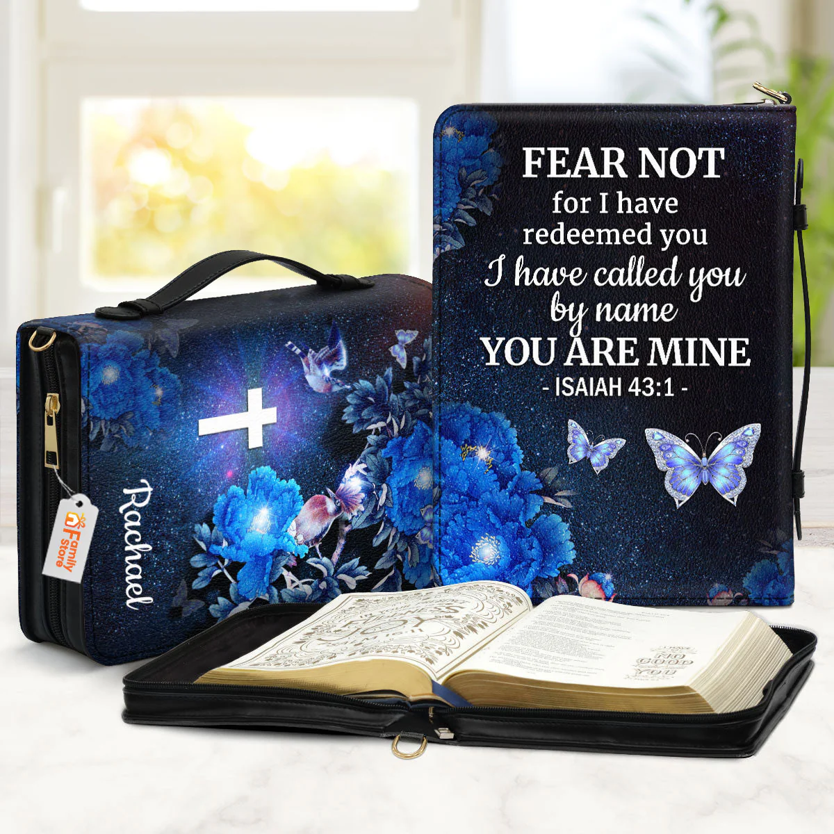 I Have Called You By Name - Unique Personalized Bible Covers - AT4081331 - Image 2