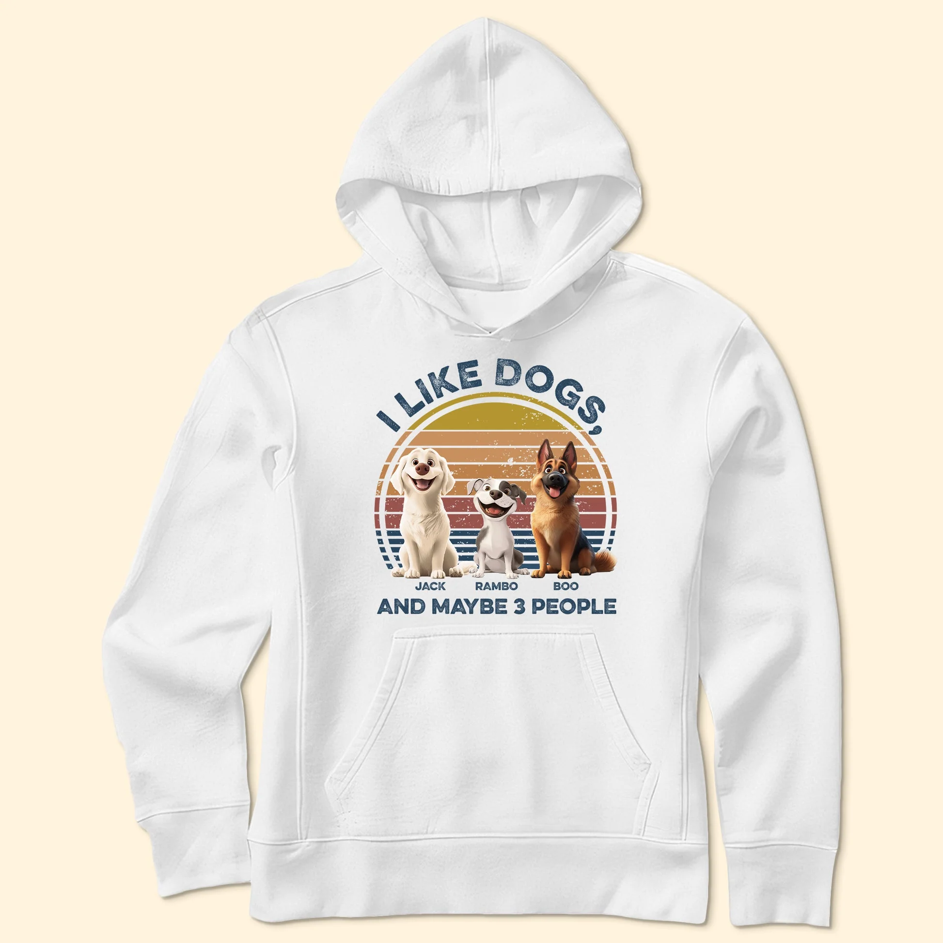 I Like Dogs And Maybe 3 People Cartoon Dog - Personalized Shirt - Gift for Pet Owners, Pet Lovers, Dog Mom | CLP15 NH96 - Image 7