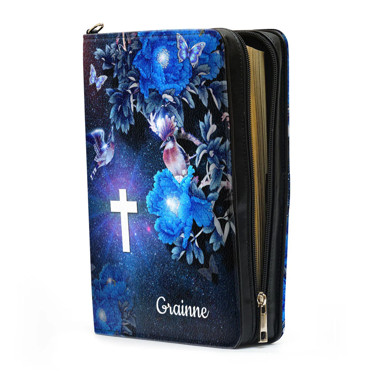 I Will Be With You Isaiah 432 - Awesome Personalized Bible Covers - AT4082416 - Image 4