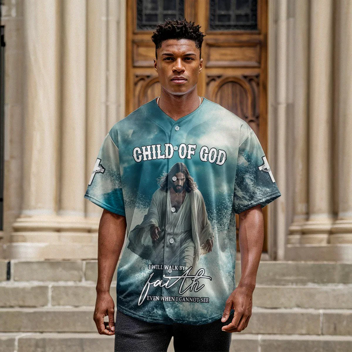 I will Walk by faith even when I cannot see Baseball Jersey Bundle - Image 10