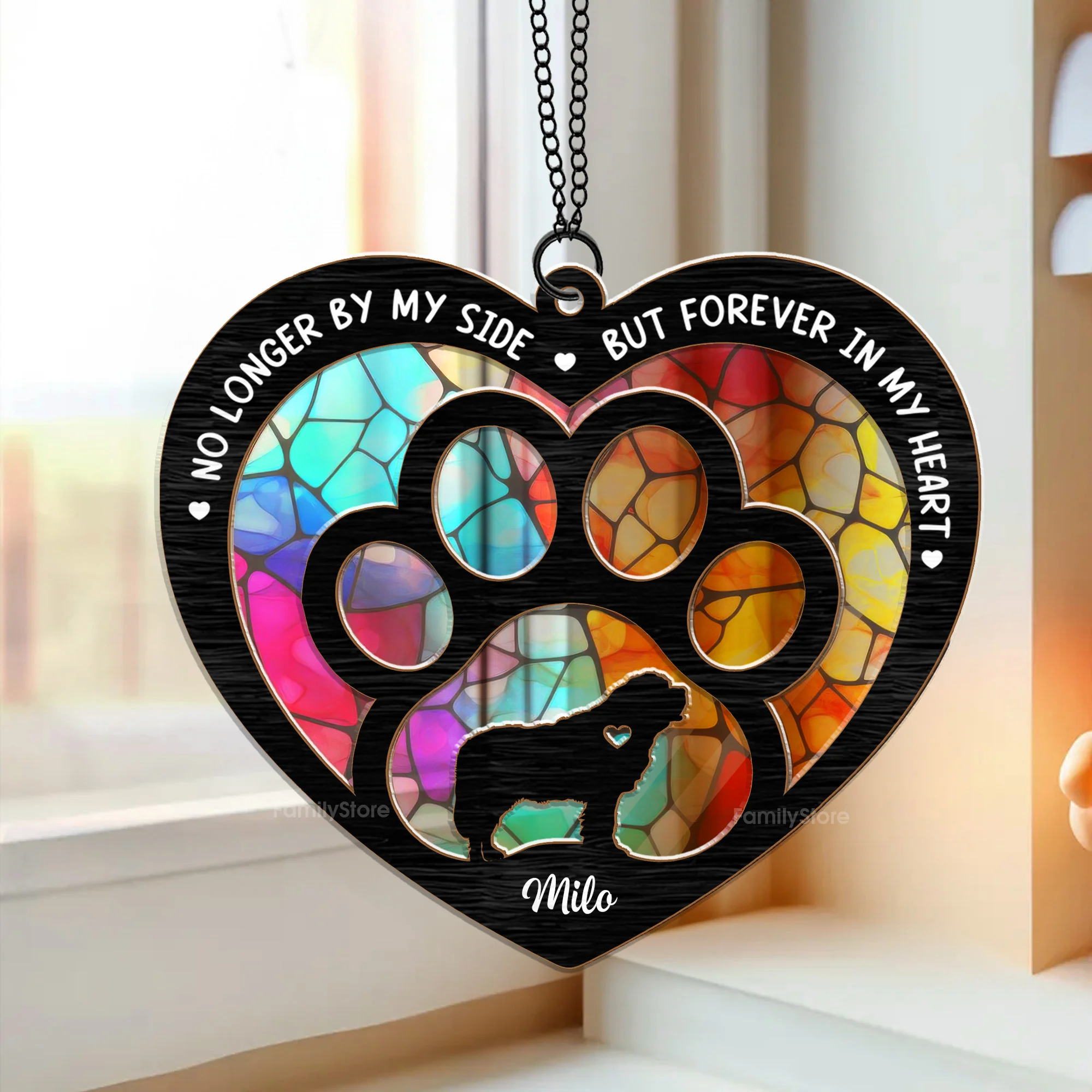 If Love Could Have Saved You You Would've Lived Forever - Memorial Gift For Pet Lovers - Personalized Window Hanging Window Hanging Suncatcher Ornament - CLP05 NA94