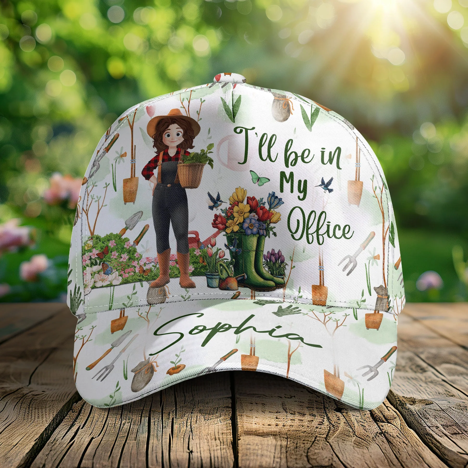 I'll Be In My Office Cartoon Version - Personalized Classic Cap | GR31 PT