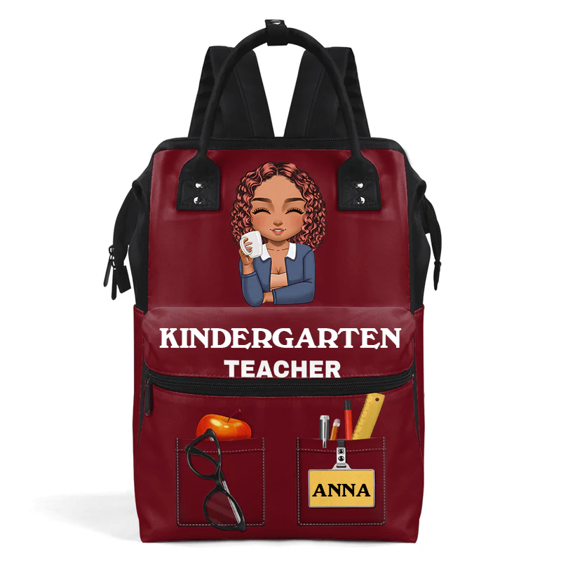 I'm A Teacher - Personalized Duckbilled Backpack - Gift For Teacher | CLTC05 - Image 5