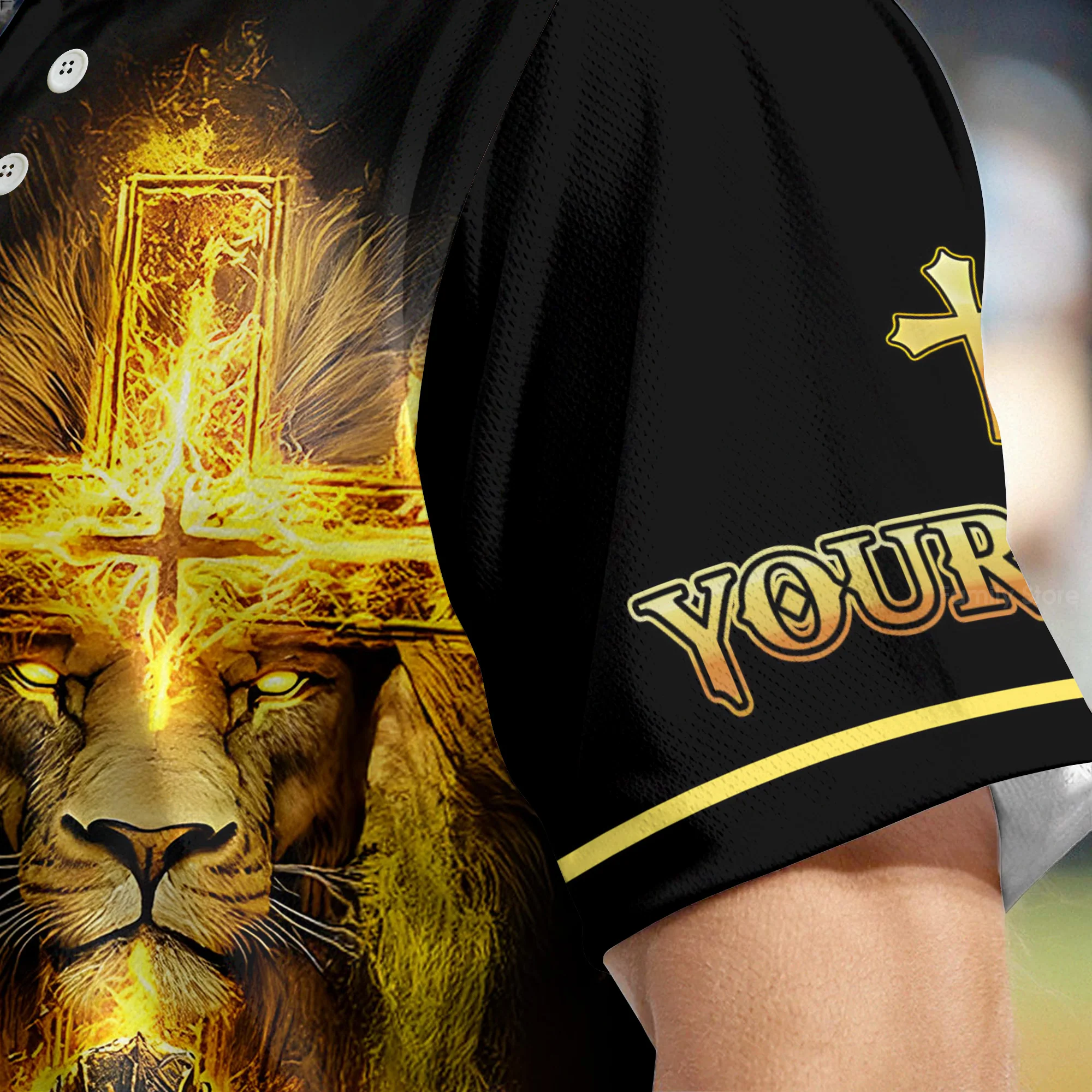 I'm A Warrior Of God Custom Name Baseball Jersey - Christant Gift For Him - Image 5