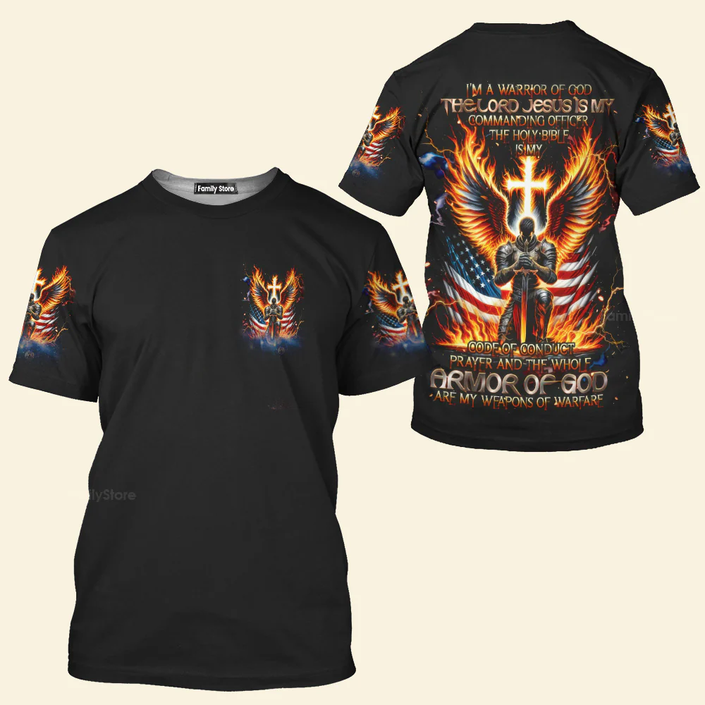 I'm A Warrior Of God - Men's All Over Print Shirt - AT407013 - Image 14