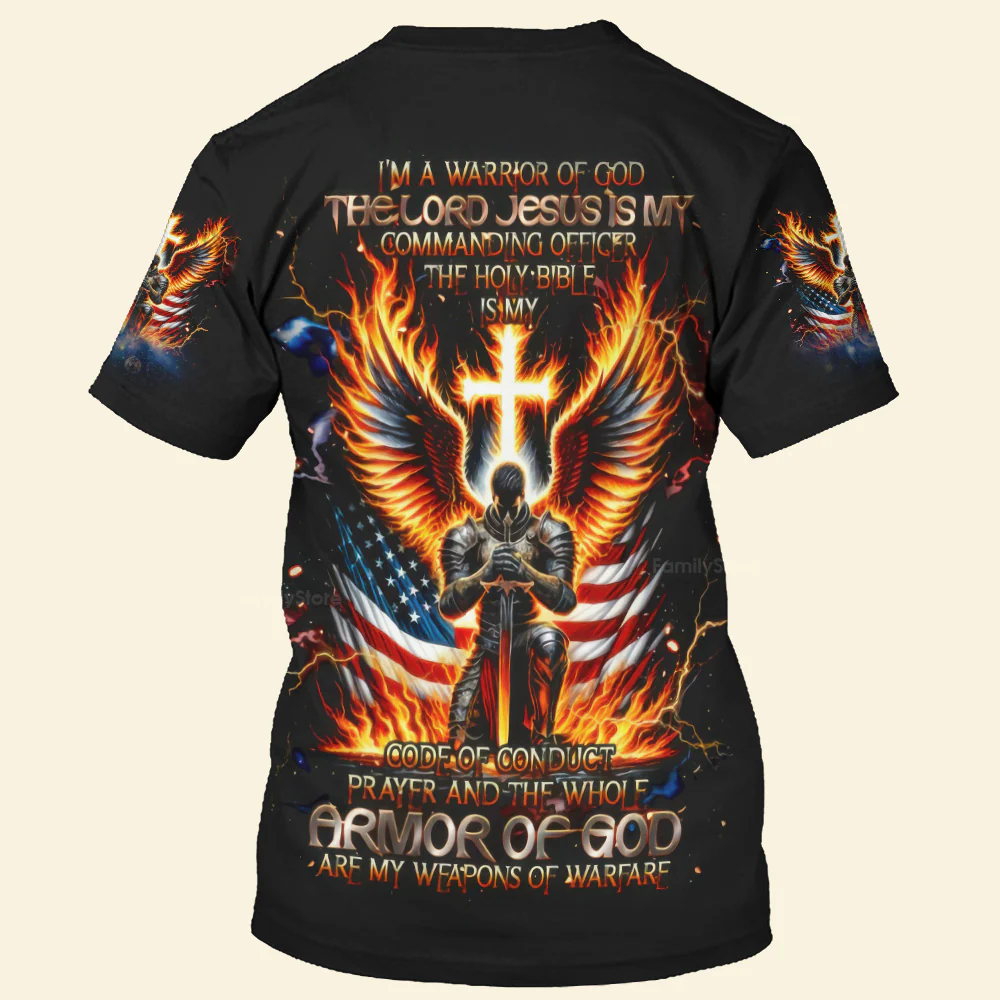 I'm A Warrior Of God - Men's All Over Print Shirt - AT407013 - Image 15