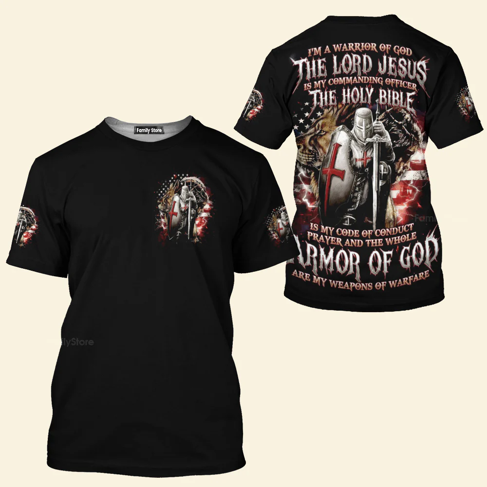 I'm A Warrior Of God - Men's All Over Print Shirt - AT4080520 - Image 17