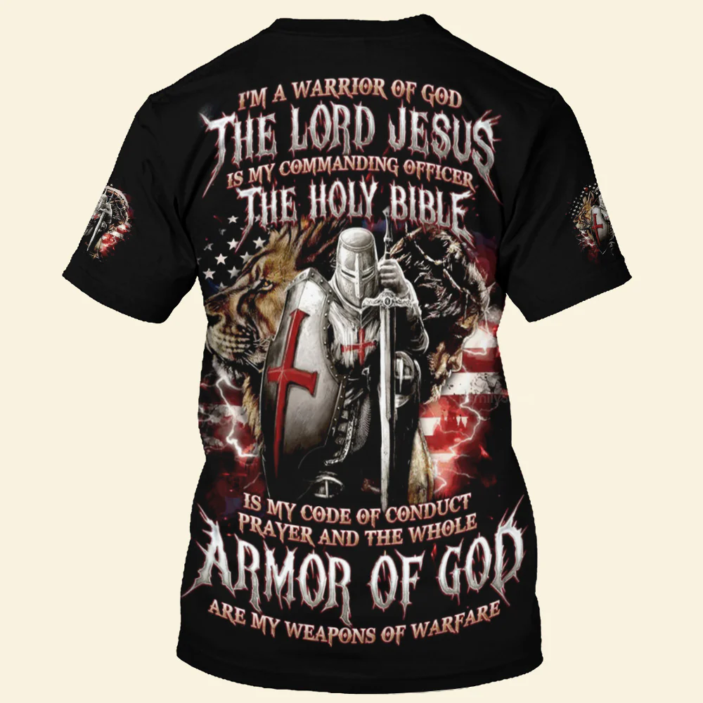 I'm A Warrior Of God - Men's All Over Print Shirt - AT4080520 - Image 18