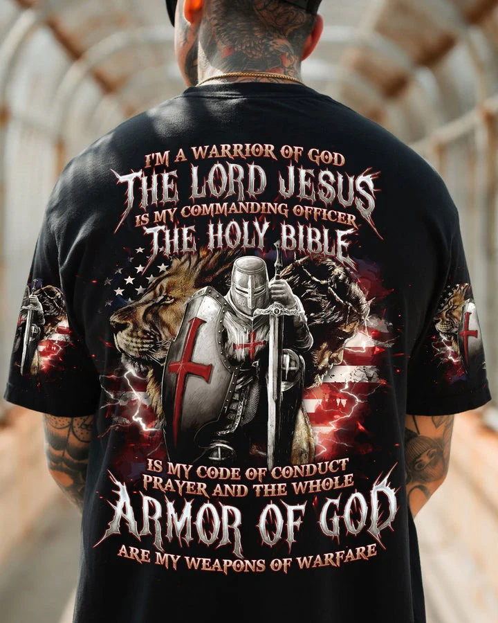 I'm A Warrior Of God - Men's All Over Print Shirt - AT4080520 - Image 7