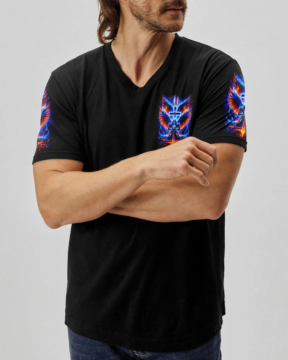 I'm A Warrior Of God Men's All Over Print Shirt - 0409243 - Image 12