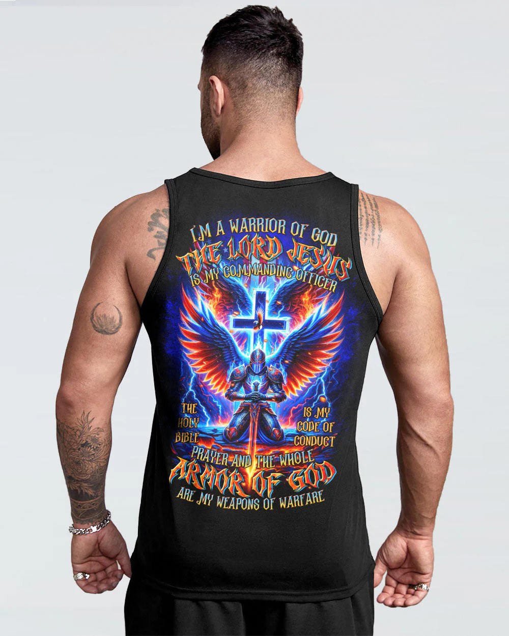 I'm A Warrior Of God Men's All Over Print Shirt - 0409243 - Image 15