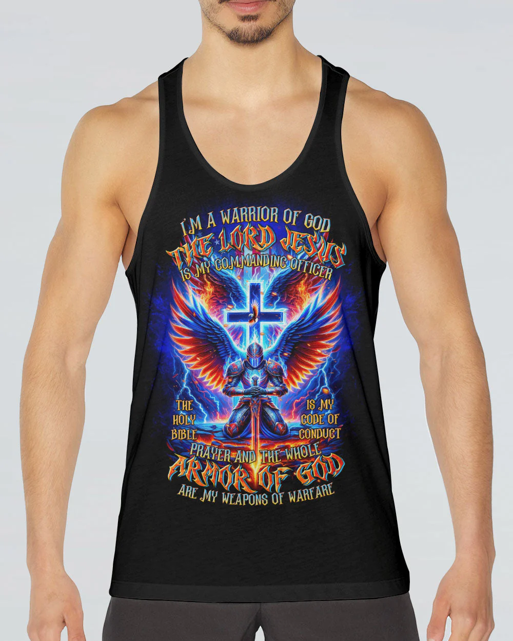 I'm A Warrior Of God Men's All Over Print Shirt - 0409243 - Image 17