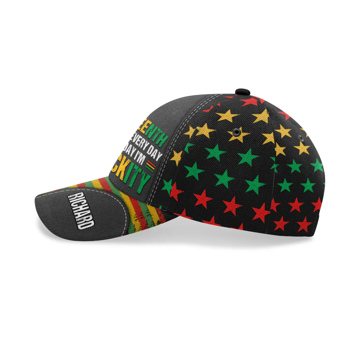 I'm Black Every Day But Today I'm Blackity - Personalized Classic Cap - Image 4