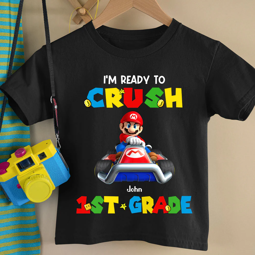 I'm Ready To Crush School - Personalized Shirt - Gift For Kids, Back To School TD118 - Image 3