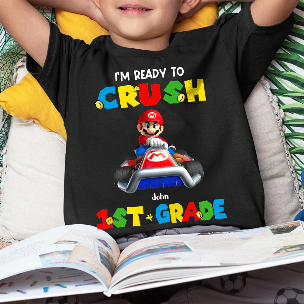 I'm Ready To Crush School - Personalized Shirt - Gift For Kids, Back To School TD118 - Image 4