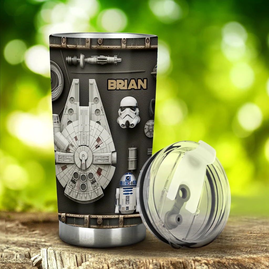 In Dark Place We Find Ourselves - Personalized Tumbler - Gift For Movie Fans NL122 - Image 2